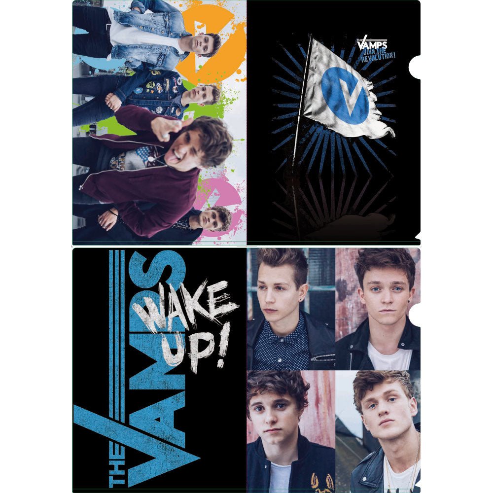 THE VAMPS ヴァンプス - WAKE UP / クリアファイルセット / 日本限定公式商品 / ファイル・バインダー - PGS